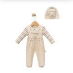 Combinaison Enfant Rayée À Motifs Imprimés