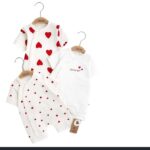 Combinaison Bébé Little Imprimée Cœurs