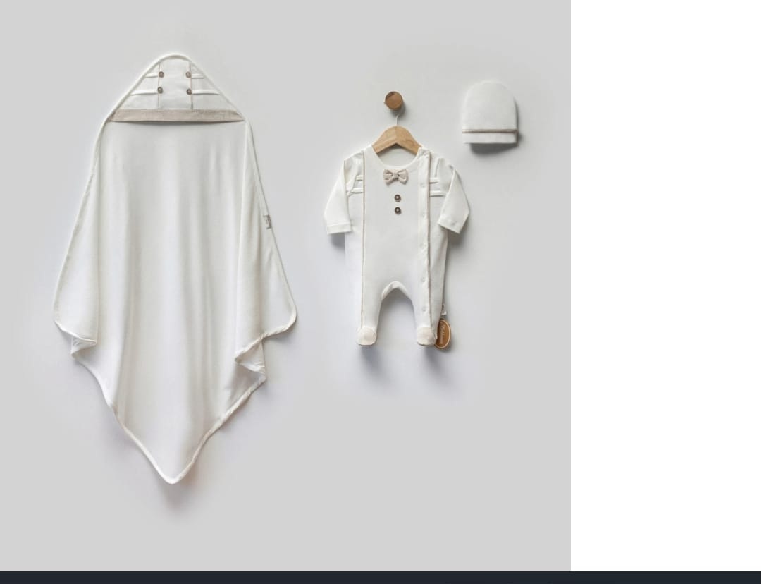 1029 Combinaison Bébé Avec Couverture Assortie – Image 1