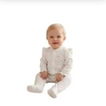 Combinaison Bébé Motif Cygne Élégant