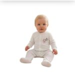 Combinaison Bébé Imprimée Fleurs Délicates