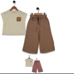 Ensemble Enfant Pantalon Brodé Raffiné