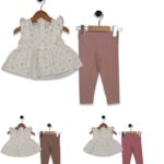 Ensemble Mousseline Enfant À Imprimé Floral