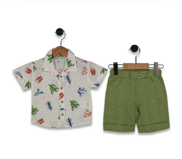 1048 Ensemble Chemise Enfant Tendance – Image 1