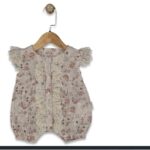 Combinaison Bébé Entièrement Garnie De Dentelle