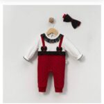 Combinaison Bébé Cœurs Et Dentelle Noire