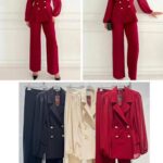Ensemble Veste Et Pantalon Femme Moderne