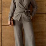 Ensemble Blouse Et Pantalon Femme En Modal Premium