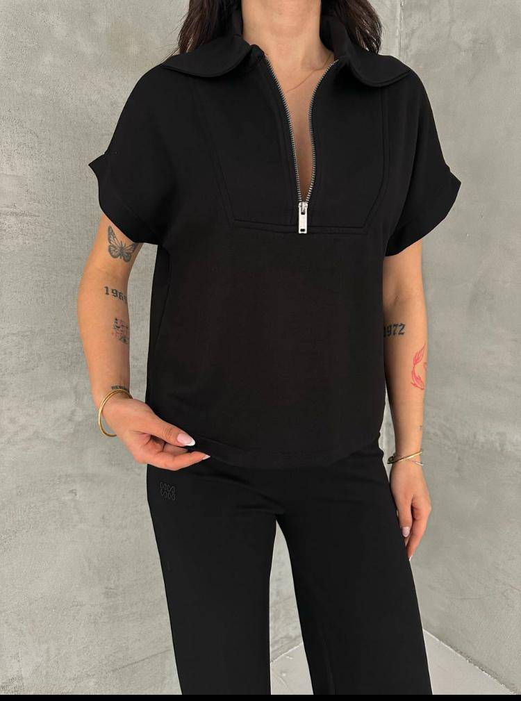 140 Ensemble Japone Femme Zippé Élégant – Image 1