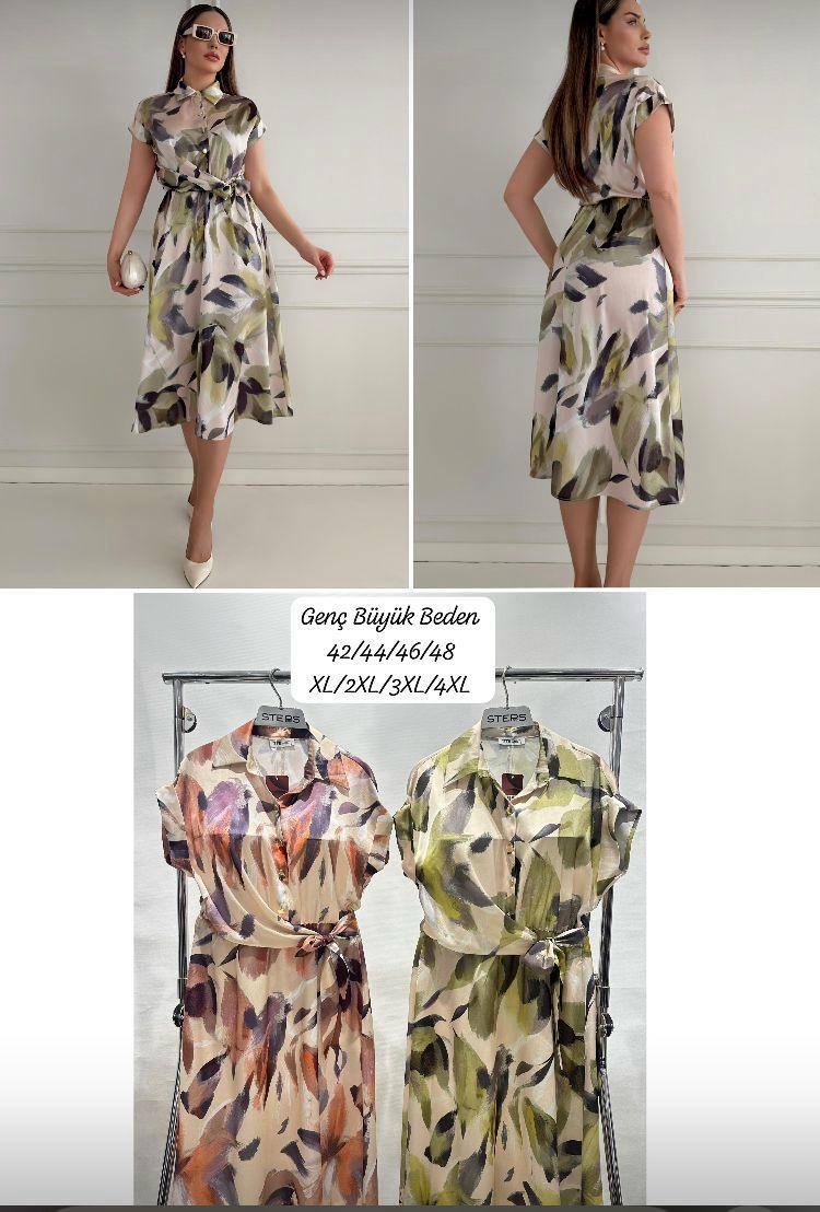 155 Robe Grande Taille Femme Confort Chic – Image 1